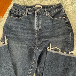 Loft Curvy High Waist Kick Crop size 8